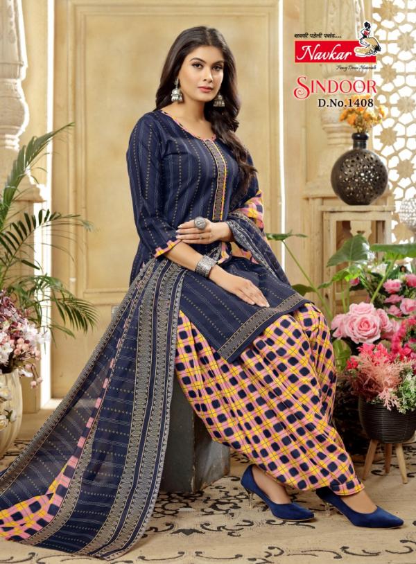 Navkar Sindoor Vol-14 Cotton Print Exclusive Look Readymade Suit